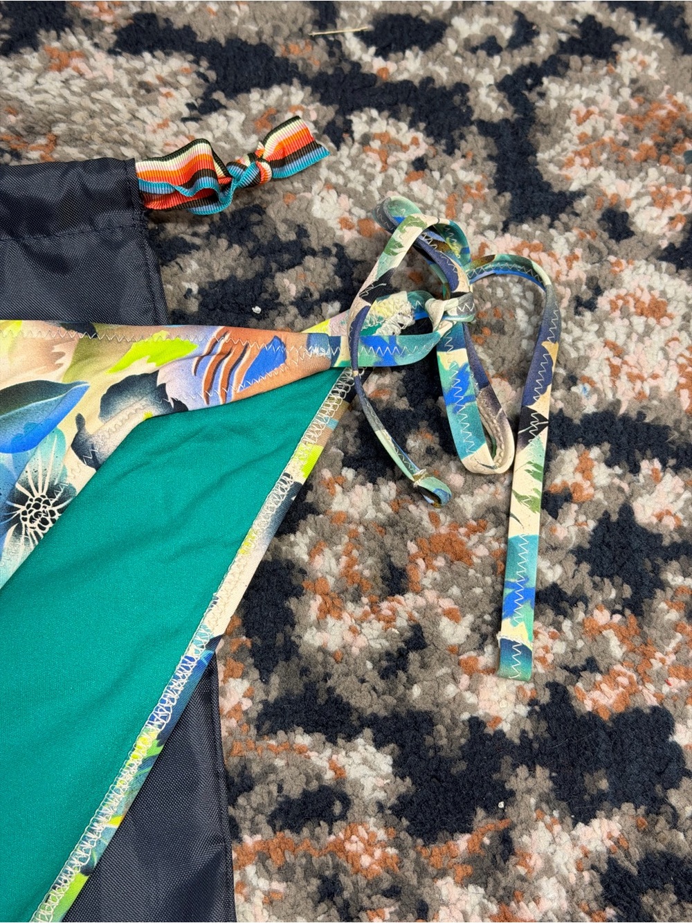 Nwt Paul Smith ‘Tie-Side Printed Low-Rise Bikini Briefs’ In Green Multicolor L — image 8 of 8
